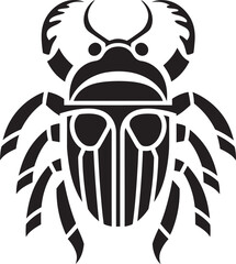 Eternal Scarab Mystical Icon and Logo Design Golden Scarab Icon Design and Graphic Art