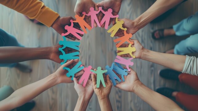 The colorful unity circle