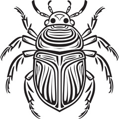 Scarab Harmony Icon Design and Logo Artistry Silent Scarab Logo and Icon Design