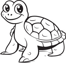 Minimalistic Turtle Logo Simple Vector Art Stylish Turtle Symbol Clean Graphic Design