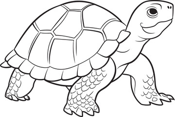 Stylish Lineart Turtle Icon Minimal Graphic Symbol Chic Turtle Vector Design Whimsical Logo Approach