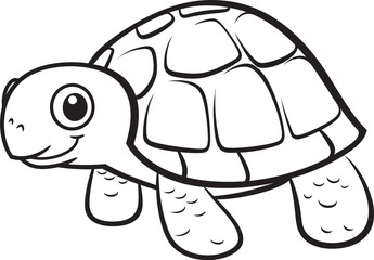 Sleek Turtle Icon Modern Logo Stylish Line Art Turtle Design Minimalistic Icon