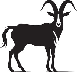 Contemporary Ibex Icon Sleek Vector Artwork Clean and Elegant Ibex Design Minimalistic Emblem