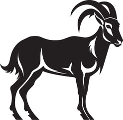 Stylish Ibex Icon Design Modern Graphic Element Minimalistic Ibex Symbol Chic Logo Symbol
