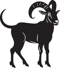 Modern Ibex Logo Stylish Vector Concept Stylish Ibex Icon Clean Logo Illustration