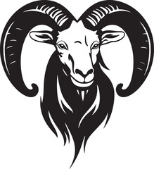 Minimal Ibex Symbol Chic Graphic Element Sleek Ibex Badge Contemporary Icon Design