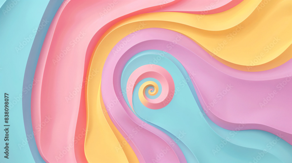 Canvas Prints abstract colorful swirling background