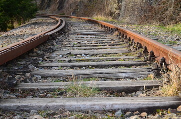 stillgelegte Schienen