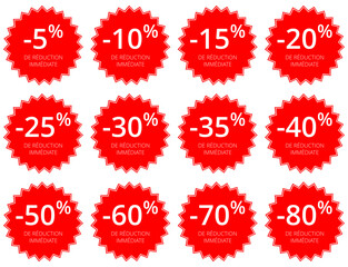 Collection Feuille d'icônes - Promo... DE RÉDUCTION IMMÉDIATE x 12