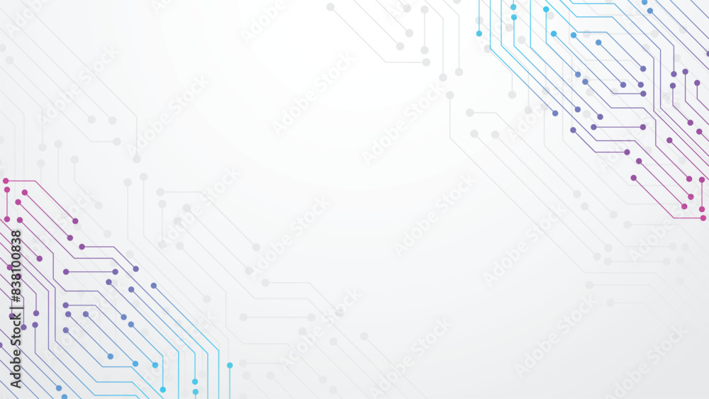 Poster abstract circuit technology background. circuit board in futuristic concept technology artwork for w