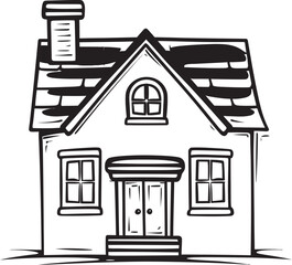 Mini Cartoon House Designs Village Logo Creations Little Cartoon Village Homes Iconic Graphic Design