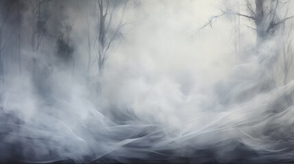 Naklejka premium smoke on black color abstract watercolor background