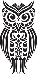 Owl Totem Art Geometric Logo Styling Totem Owl Tattoo Design Serene Graphic Identity