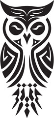 Totem Owl Vector Art Natural Iconic Creation Owl Totem Pole Graphic Design Serene Graphic Representation
