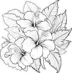 Exotic Plant Art Symbol Design Sleek Iconic Evolution Tropical Flower Artistic Symbolism Design Creative Logo Expression