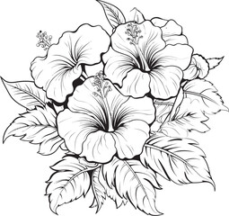 Vibrant Flower Symbol Design Art Artistic Logo Innovation Tropical Floral Artistic Symbolism Design Art Tranquil Iconic Interpretation