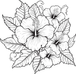 Tropical Garden Bloom Minimalist Logo Innovation Lush Tropical Foliage Serene Graphic Identity