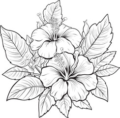 Lush Tropical Foliage Serene Graphic Identity Botanical Leaf Artistry Geometric Logo Styling