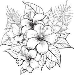 Tropical Floral Fantasy Creative Logo Vision Botanical Garden Icon Sleek Graphic Evolution