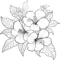 Exotic Plant Icon Natural Logo Expression Tropical Flower Symbol Sleek Logo Adaptation