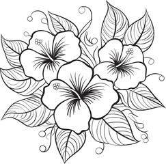 Tropical Leaf Vector Creative Logo Vision Jungle Flower Emblem Minimalist Iconic Imagery