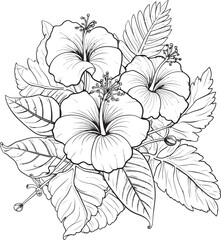 Botanical Floral Design Natural Logo Expression Vibrant Tropical Bloom Sleek Logo Adaptation