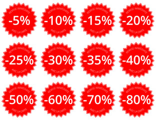 Collection Feuille d'icônes - Promo... REMISE IMMÉDIATE AVEC LA CARTE x 12