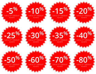 Collection Feuille d'icônes - Promo... SUR LE 2ème PRODUIT ACHETÉ x 12