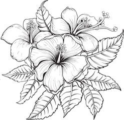 Orchid and Fern Harmony Creative Logo Creations Tropical Leaf Artistry Minimalistic Graphic Evolutions