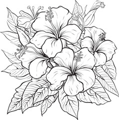 Tropical Blossom Elegance Iconic Design Inspiration Exotic Leafy Paradise Vibrant Logo Creation