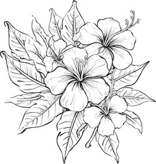 Tropical Plant Graphic Design Serene Graphic Representation Tropical Leaf Symbol Design Modern Iconic Conception