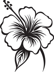 Hibiscus Floral Fusion Abstract Graphic Inspiration Hibiscus Flower Vector Art Serene Graphic Identity