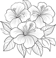 Vibrant Hibiscus Illustration Graphic Evolution Exotic Hibiscus Spirit Contemporary Design