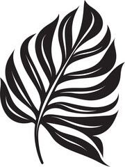 Leaf Fusion Abstract Graphic Art Tropical Oasis Creative Vision