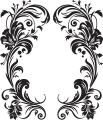 Vintage Botanical Detail Artistic Legacy Elegant Victorian Corner Detail Decorative Craftsmanship