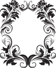Retro Floral Corner Detail Artistic Flourish Preserved Elegant Corner Floral Ornament Traditionally Enchanting