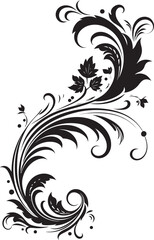 Classic Vintage Corner Illustration Craftsmanship Embodied Antique Botanical Corner Symbolizing bygone Eras