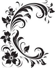 Classic Vintage Floral Corner Nostalgia Crafted in Beauty Antique Style Corner Illustration Iconic Elegance in Design