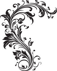 Retro Style Floral Corner Art Deco Influence Reimagined Vintage Floral Detail Timeless Beauty Evoked