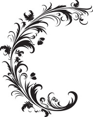 Vintage Floral Detail Rekindling Artistic Tradition Victorian Corner Ornament Timeless Elegance and Grace