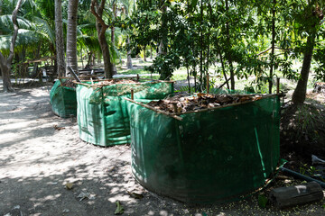 Compost from agricultural waste and animal manure