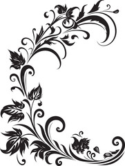 Victorian Corner Ornament Timeless Elegance and Grace Antique Floral Corner Symbol Symbolic Heritage of Art