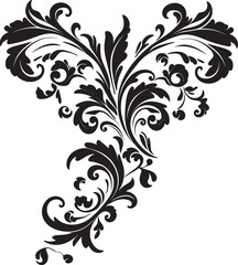 Ornate Victorian Corner Pattern Flourish of Artistry Classic Vintage Corner Illustration Artisan Craft Renewed