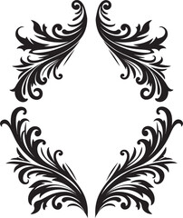 Delicate Victorian Floral Corner Graceful Expression in Art Vintage Botanical Detail Honoring Tradition in Design