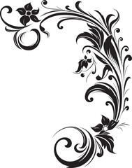 Fototapeta premium Classic Vintage Corner Illustration Artisan Craft Renewed Antique Botanical Corner Echoes of Vintage Appeal