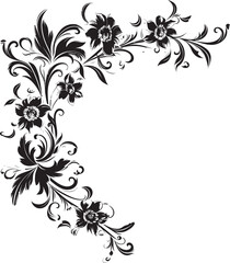 Vintage Decorative Corner Symbolic Nostalgia Delicate Victorian Floral Detail Elegant Flourish