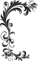 Floral Corner Frame Craftsmanship in Detail Antique Corner Detail Timeless Design