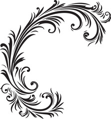 Vintage Botanical Interpretation Natural Artistry Elegant Victorian Corner Design Craftsmanship Redefined