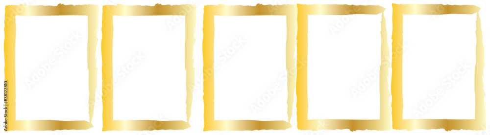 Poster grunge square or rectangle frames. rectangle borders collections. rubber square stamp imprint. vecto