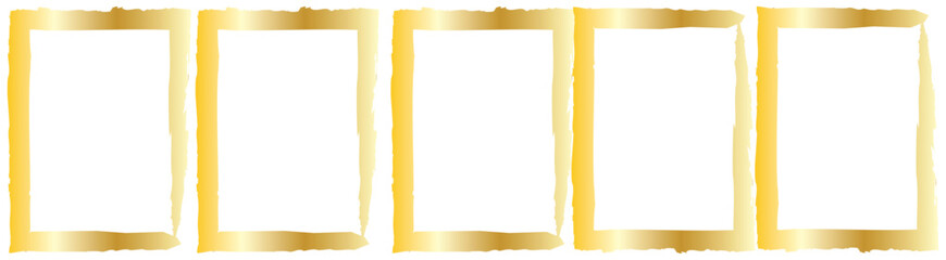 Grunge square or rectangle frames. Rectangle borders collections. Rubber square stamp imprint. Vector illustration